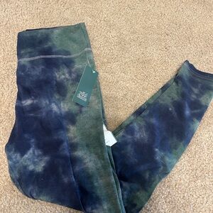 Wild Fable Tie-Dye Leggings - Blue and Green